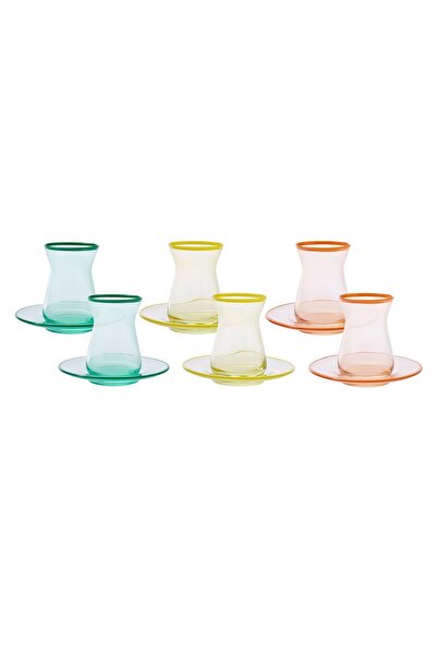 Karaca Sole 12 Parça 6 Kişilik Çay Seti 130 Ml