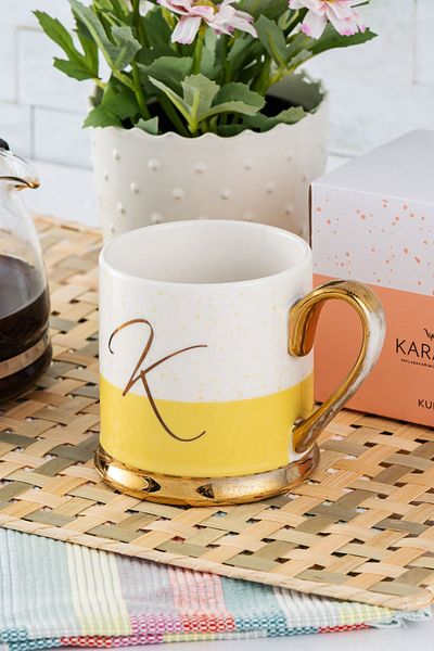 Karaca Letter K Mug