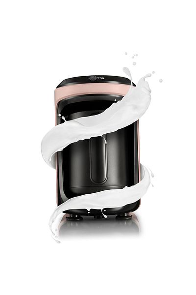 Karaca Pearly Pink Memory Cubes Aroma Turkish Coffee Machine