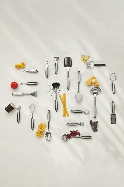 Karaca Viona Slotted Steel Serving Spoon 33 cm