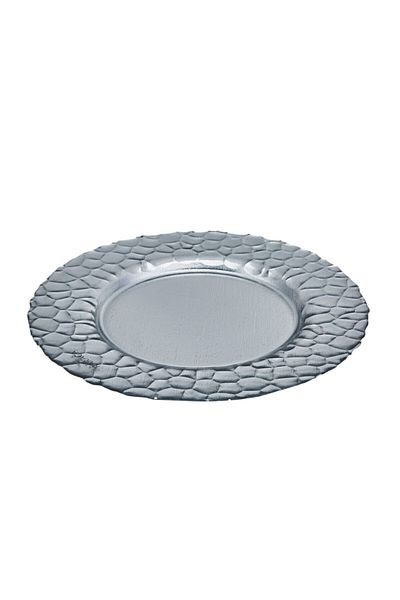 Karaca Placă de încărcare Mari Silver 33 cm
