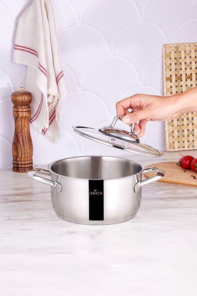 Karaca Bianca Steel Pot 20 Cm