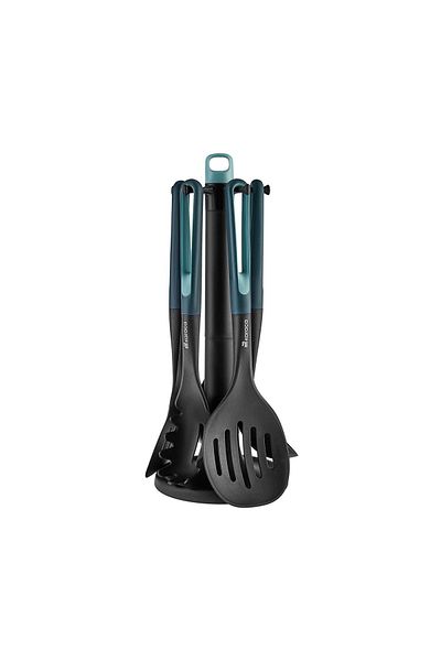 Karaca Marco Green 6 Piece Serving Set with Stand