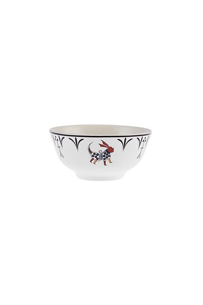 Karaca Paye Seljuk Serie Ziege Porzellan Snackschale 12 cm