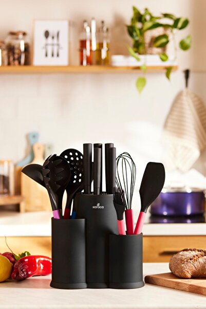 Karaca Burby Rainbow 14 Parça Standlı Servis Ve Bıçak Seti