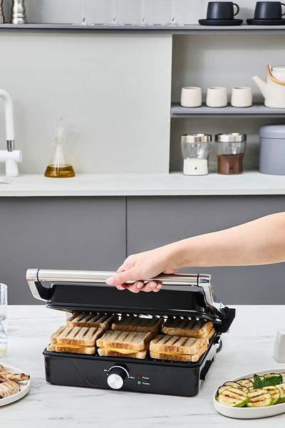 Cookplus X Inox 2000w 4 Slice Grill and Toaster