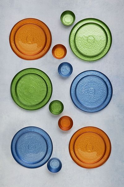 Karaca Glacier Glass 18 Piece Breakfast Serving Set for 6 Persons