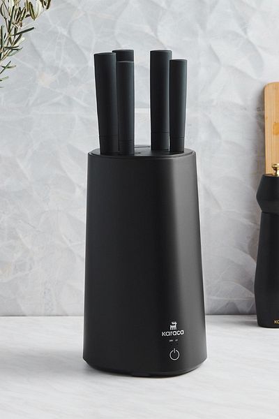 Karaca Karaca Meister Sterilisator Stand Messerset Schwarz