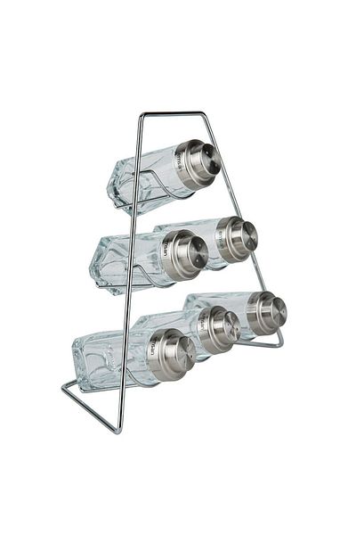 Emsan Spice Rack Pyramid 7 Pieces Triangle Spice Set 817Aseri