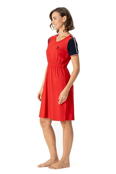 U.S. Polo Assn. US Polo Assn. قميص نوم نسائي برقبة على شكل حرف V - مريح وأنيق 0SU.P2.G4.B1.7.A.T0.I.0DA1.N.24