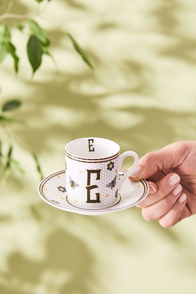 Karaca Letter E Coffee Cup 80 ml