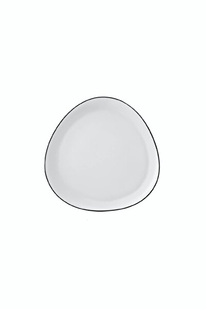 Karaca Sky Siyah Rimli Cam 6 Kişilik Pasta Tatlı Takımı 18 Cm