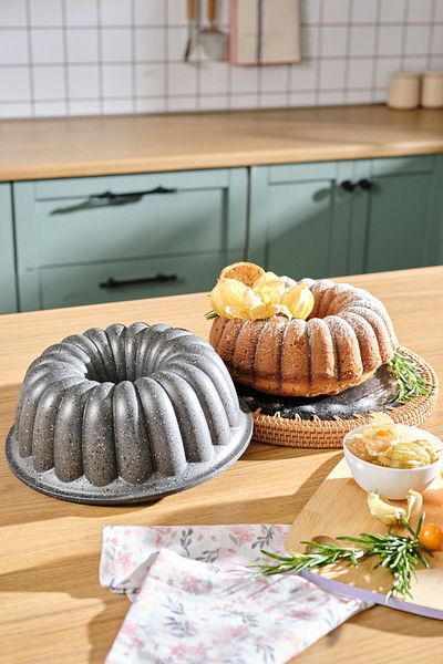 Karaca Lina Anthracite 25.5 Cm Sliced Cake Mold - Cake Pro