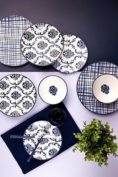 Karaca Maren 24 Parça 6 Kişilik Porselen Yemek Takımı