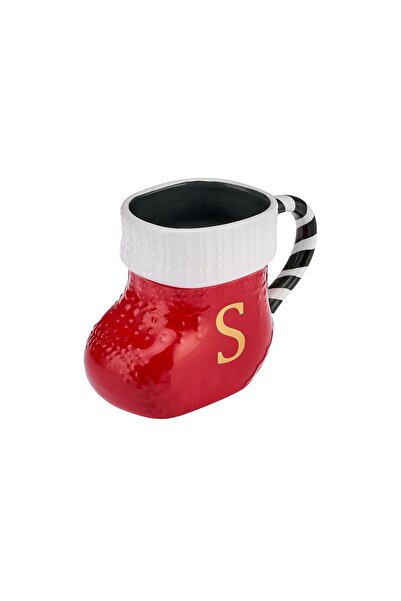 Karaca New Year's Christmas S Letter Mug