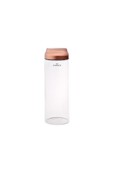 Karaca Dımple Cooper Vacuum Glass Jar Storage Container Xl