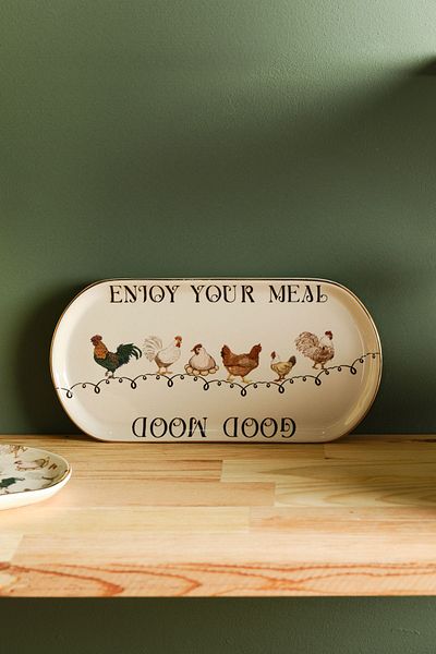 Karaca Farmland Enjoy Kayak Plate 22 cm