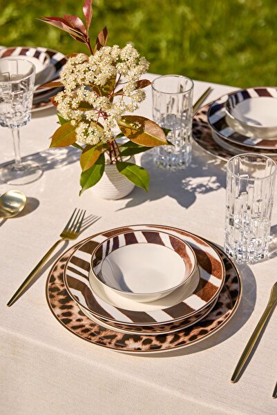 Karaca Elegance Bone Grove 56 Parça 12 Kişilik Yemek Takımı