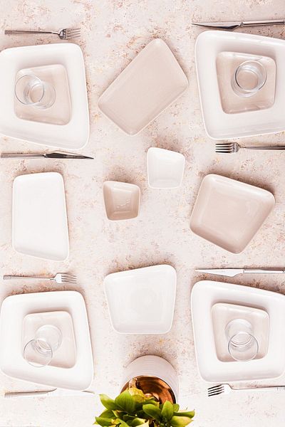 Karaca Naomi Cream 26 Pieces Breakfast Set for 6 Persons