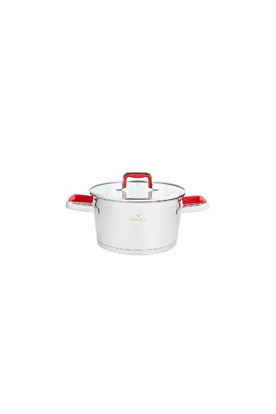 Karaca Merlot 8 Piece Steel Induction Base Cookware Set New