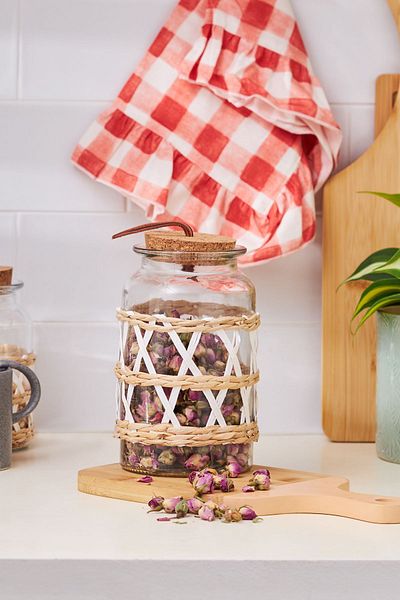 Karaca Yosemite White Jar/Storage Container 1500 ml