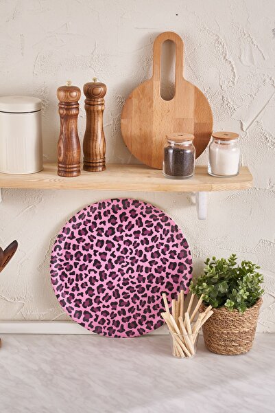 Karaca Britney Melamin Kaydırmaz Yuvarlak Tepsi 35 cm