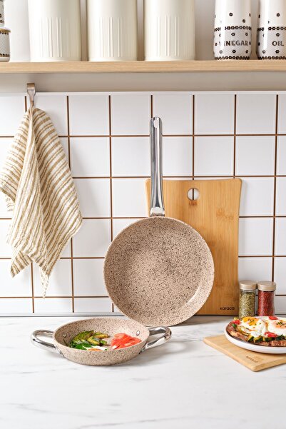 Karaca Biogranit Nare Tava - Sahan Set Wood