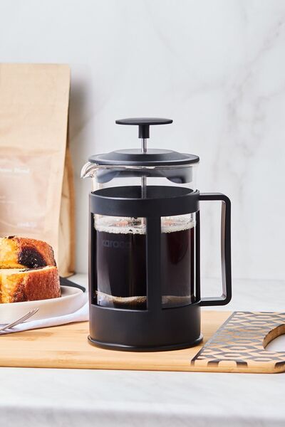 Karaca Windo Black Borosilikat Cam French Press 600 ml
