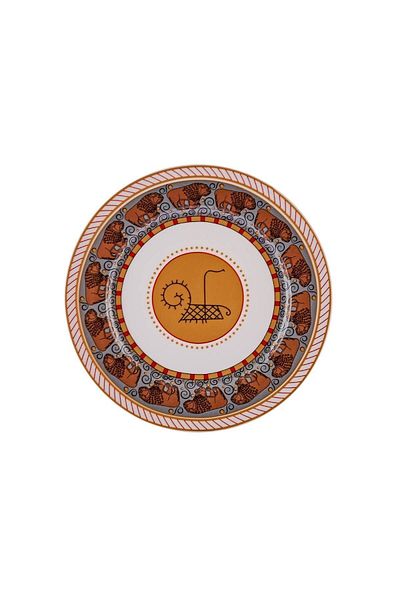 Karaca X Arslantepe Hitit Arslanı Porcelain Cake Plate 20 Cm