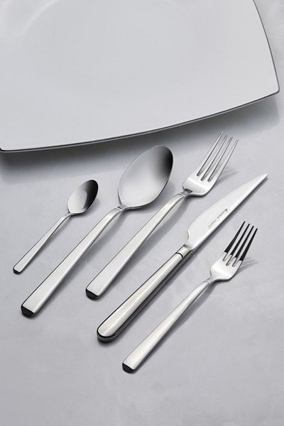 Karaca Eris 60 Pieces Elegance Fork Spoon Knife Set for 12 Persons