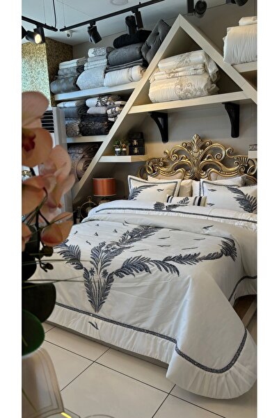 Antepiş Home Taşlı yatak örtülü çeyiz seti 15 parça