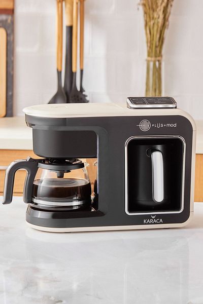 Karaca Hatir Plus Mod 5 In 1 Talking Coffee And Tea Machine Cream