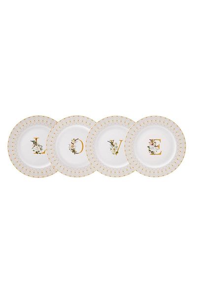 Karaca Love 4 Piece Cake Set 19 Cm