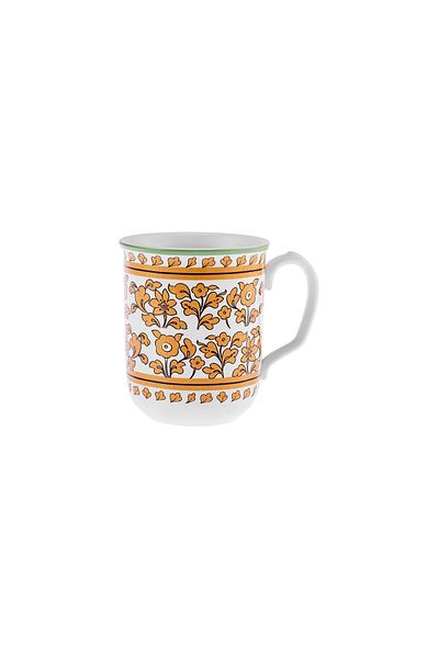 Karaca Paye Seljuk Series Yellow Porcelain Mug 340 ml