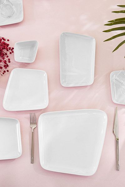 Karaca Naomi 26 Pieces Porcelain Breakfast/Serving Set for 6 People