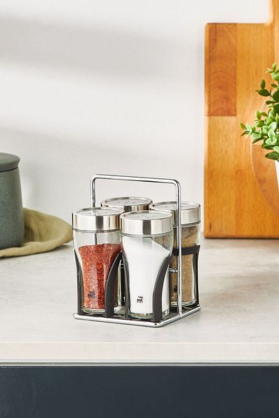 Karaca Danica 5 Piece Square Spice Set with Stand