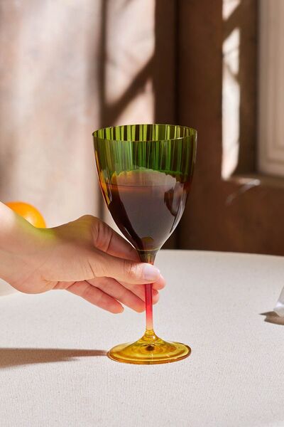 Karaca Dolce Cam Kadeh 400 ml Yeşil