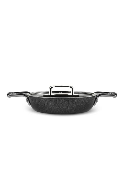 Karaca Swiss Crystal Mastermaid 6 Piece Sahan Set Shiny Black
