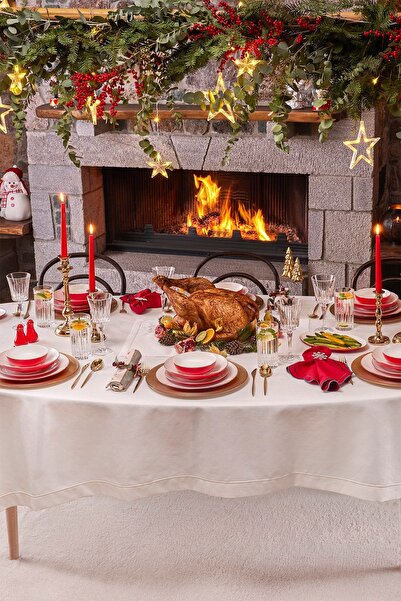 Karaca Elegance Bone Noble 58 Parça 12 Kişilik Yemek Takımı