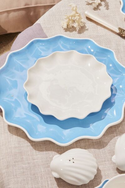 Karaca Forever Bone Marino Porselen 28 Parça 6 Kişilik Kahvaltı Takımı