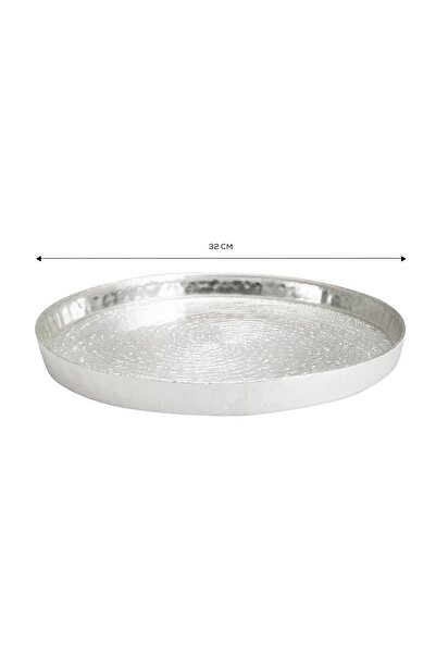 Karaca Wilma Tray Silver 32 cm