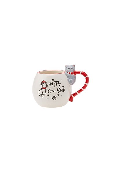 Karaca New Year Christmas Cat Mug Np22