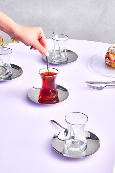 Karaca Set de ceai Niko 18 piese pentru 6 persoane