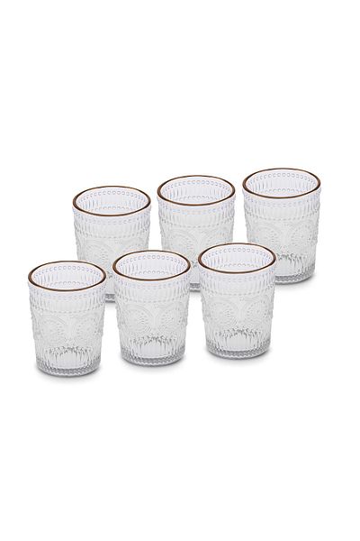 Karaca Gold 250 ml Set of 6 Water Glasses