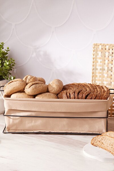 Karaca Fonte Cream Large Bread Box