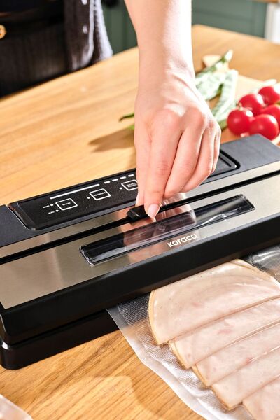 Karaca Seal and Fresh İnox Vakum Makinesi 5 Adet Poşet ve 1 Adet Rulo Hediyeli