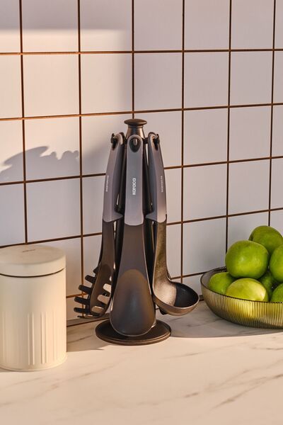 Karaca Rue 7 Pieces - Service Set with Stand