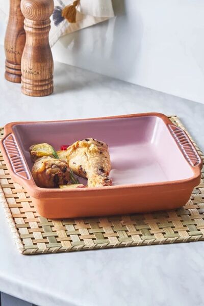 Karaca Baker Pembe Fırın Kabı Tepsisi 23 Cm
