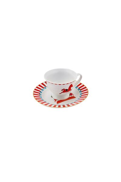 Karaca Circus Tek Kişilik Kahve Fincan Takımı 90 ml