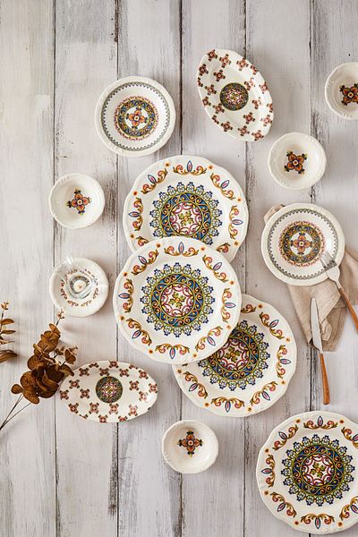 Karaca Chart 26 Piece Breakfast Set for 6 People